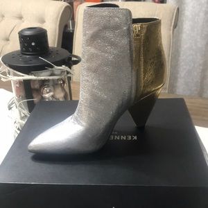 Brand New Kenneth Cole Metallic Boots